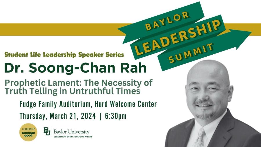 Image of Soong Chan Rah, Baylor Leadership Speaker Series